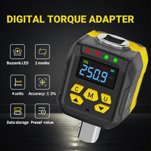 Waxtron Digital Torque Adapter 1/2'' 1/4'' 3/8'' Drive 6-400Nm Torque Wrench Adapter Set ±2% Accuracy Universal Repair Tools