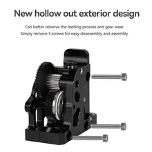 HGX Lite Dual-Gear 3D Printer Extruder Kit – Black - view 3