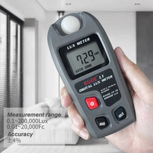 BSIDE L1 Digital Lux Meter – 0–200,000 Lux