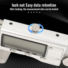 6Inch 150mm Digital Caliper Stainless Steel with LCD Display, 0.01mm Accuracy & Depth Ruler for Precision Measuring