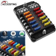 12-Way 12V/24V Blade Fuse Distribution Box — image 2