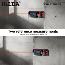 HILDA Digital Laser Distance Meter 50M/100M/120M Finder High Precision Area Volume Measure Construction Measuring Ruler Tool