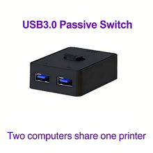 USB 3.0 KVM Switch 1x2/2x1 Bidirectional Shared Controller For Computer Laptop Keyboard Mouse