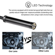 7.0MM TYPE-C Endoscope Camera IP67 Waterproof 6 LEDs Adjustable USB Android Inspection Borescope Cameras for Phone PC