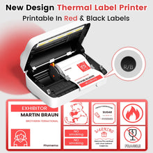 M421 Portable Bluetooth 4x6 Thermal Label Printer for Shipping Barcode, Compatible with Phone PC & E-commerce Small Business