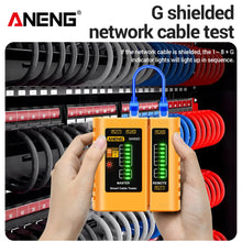 Network Analyzer Tester M469D Cable LAN RJ45 RJ11 RJ12 CAT5 UTP LAN Cable Tester Networking Tool Network Repair Too
