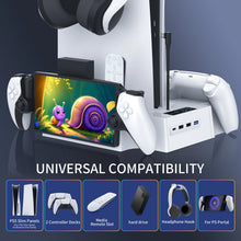 PS5 Slim/Pro Cooling Stand & Dual Controller Charging Station