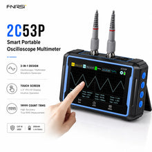 Oscilloscope Multimeter 2 Channel, 3 in 1 Tablet Signal Generator Oscilloscope with 50MHz, 250 MSa/s, 12 Signal Waveforms