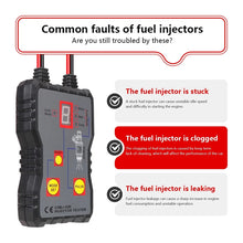 4-Mode Portable Fuel Injector Pulse Tester & Cleaner — image 3
