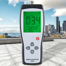 Vibration Meter Vibration Analyzer Tester LCD Vibration Tester Meter Vibrometer Gauge Analyzer Vibration Tester AS63B Vibrometer