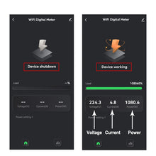 Smart WiFi Digital Energy Meter 80A with CT Clamp Sensor App Real-time Monitor Power Consumption AC100-240V Work with Tuya