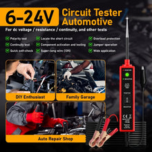 High-Performance Multifunctional Automotive Circuit Tester and Drive Detector—Digital Display, Adjustable Resistance, Ergonomic Design, for Electrical