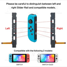 Left & Right Joy-Con Slide Rail Pair with Flex Cables — image 3