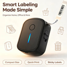 Portable Mini Label Printer Bluetooth Without Ink Self-adhesive Thermal Printer Mini Adhesive Printing Machine Tag Label Maker