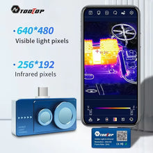 TOOLTOP T7PRO 256×192 Dual-Lens USB-C Thermal Camera — image 2