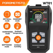 POROMETISTO WT01 Non-Destructive Moisture Meter – product view 2