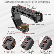 ARRI-Locating Camera Cage Top Handle with 5 Cold Shoes — image 3
