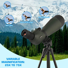 KEDIL 25–75×100 FMC Spotting Scope with Tripod & Phone Adapter — image 3