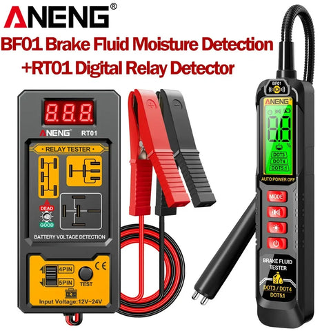 12V/24V Auto Electrician Relay & Brake Fluid Test Kit — image 1