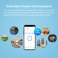 Ewelink Smart WiFi Energy Meter Bidirection 1Way Interruptor Switch with Clamp App Monitor Solar Produced and Consumed Power