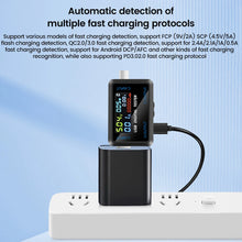USB Tester 10 in 1 DC Digital Voltmeter Amperimetro Current Meter Volt Ammeter Detector Power Bank Charger Indicator Type C USB