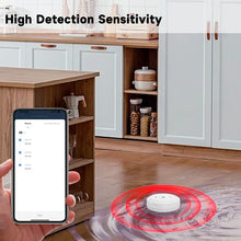 Tuya ZigBee Smart Water Leak Sensor Flood Leakage Sensor Alarm APP Remote Monitoring Flood Overflow for Kitchen Bathroom
