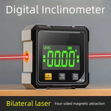 Magnetic Laser Inclinometer Digital Electronic Level Instrument Digital Angle Measuring Protractor Hand Tools For Woodworkin