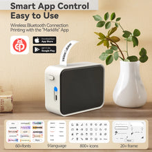 Portable Bluetooth Labeller P15 Wireless Thermal Label Printer Inkless Printer DIY Adhesive Label Sticker like Marklife P15 P12