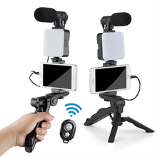 Smartphone Vlogging Starter Kit – Tripod, Microphone & LED Light — image 2