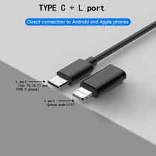 Industrial Endoscope Camera with two port for iOS/Android System HD 960P Inspection Sewer Borescope Camera for Checking Car