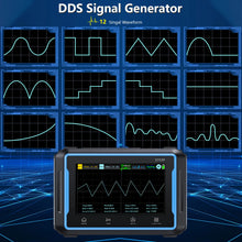 Oscilloscope Multimeter 2 Channel, 3 in 1 Tablet Signal Generator Oscilloscope with 50MHz, 250 MSa/s, 12 Signal Waveforms
