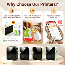 Portable Mini P15 Thermal Label Printer Name Tag Price Note Time Print Wireless Bluetooth Maker for iOS and Android