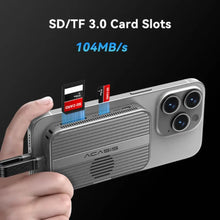 ACASIS M.2 NVMe SSD Enclosure Magnetic USB C Docking Station 10Gbps with Cooling Fan for iPhone 17/16/15 Pro 2230/42/80 NVME SSD