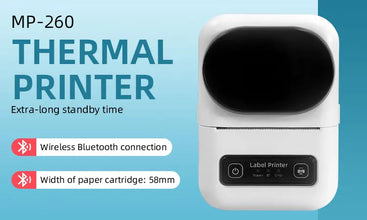 58 mm Bluetooth & USB Portable Thermal Label Printer — image 4