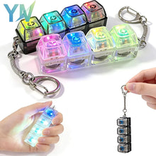 10-Pack LED Mechanical Switch Tester Keychains – Black — image 2