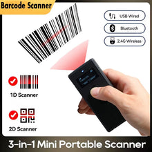 BX20 Mini Bluetooth 1D/2D Barcode Scanner – Black — image 2