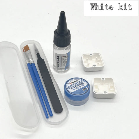 Mechanical Keyboard Switch Lube Kit with Tools – White