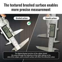 6Inch 150mm Digital Caliper Stainless Steel with LCD Display, 0.01mm Accuracy & Depth Ruler for Precision Measuring