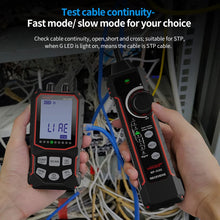 Noyafa Network Cable Tester LCD Display Cable Tracker NF-918S PoE Checker Optical Power Meter Visual Fault Locator Network Tools