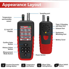 8110 Professional 10-in-1 Air Quality Monitor with CSV Export - view 4