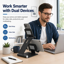 Foldable Aluminium POS Tablet & Phone Stand - view 2