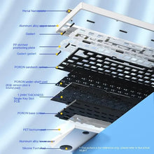 LEOBOG Hi75C 81-Key Wireless Hot-Swap Barebone Keyboard – White — image 3