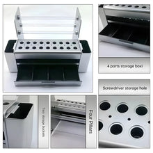 Desktop Electronics Repair Tool Organiser with Drawer & Solder Wire Rack - 5