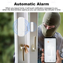 Tuya Zigbee Door Sensor Window Contact Sensor Open Closed Detector Smart Home Alarm Security Protection work with Smart Life