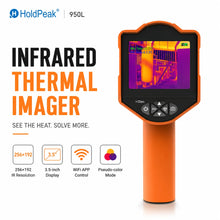 Thermal Imaging Camera 256x192 Infrared Imager with WiFi, 8GB Storage, -4~1022°F, Handheld Thermal Scanner for HVAC/Electrical