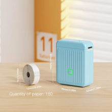 DOLEWA T01 Label Printer Portable Mini Thermal Printer Without Ink Bluetooth Wireless Labeling Machine DIY Barcode Sticker