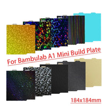 184 × 184 mm Textured PEI Build Plate for Bambu Lab A1 Mini — image 2