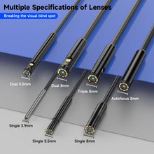 ENWOR 5-Inch 1080p Dual-Lens Industrial Borescope – 5 m – product view 4