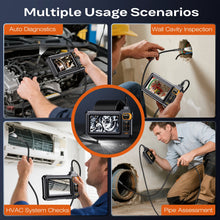Borescope Dual Lens Endoscope with Light 4.3