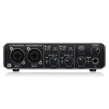 UMC202HD 2x2 USB Audio Interface Sound Card Midas Mic Preamps 24 Bit 192kHz for Recording Studio Podcast Live Streaming
